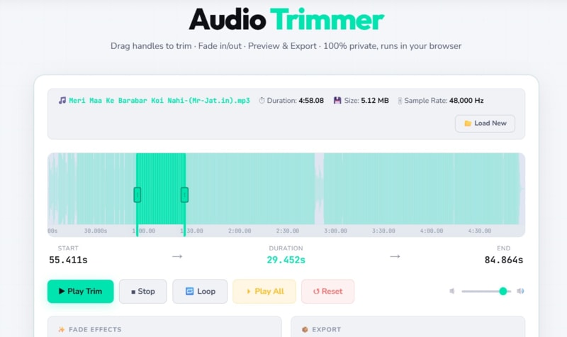How to Trim Audio Online for Vlog and Video Editing? (Free & Easy)